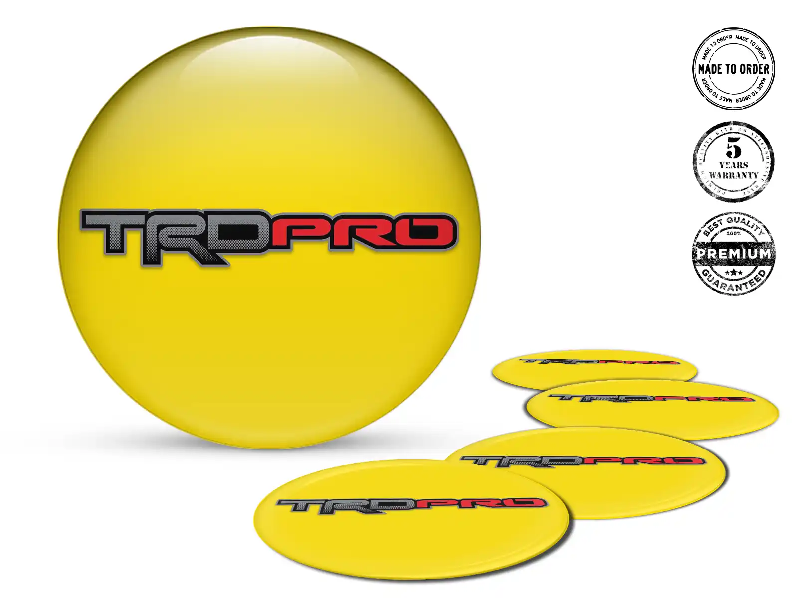 Toyota TRD Pegatinas Silicona Ultimate Momentum Plasma
